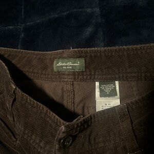 Corduroy wide leg pants